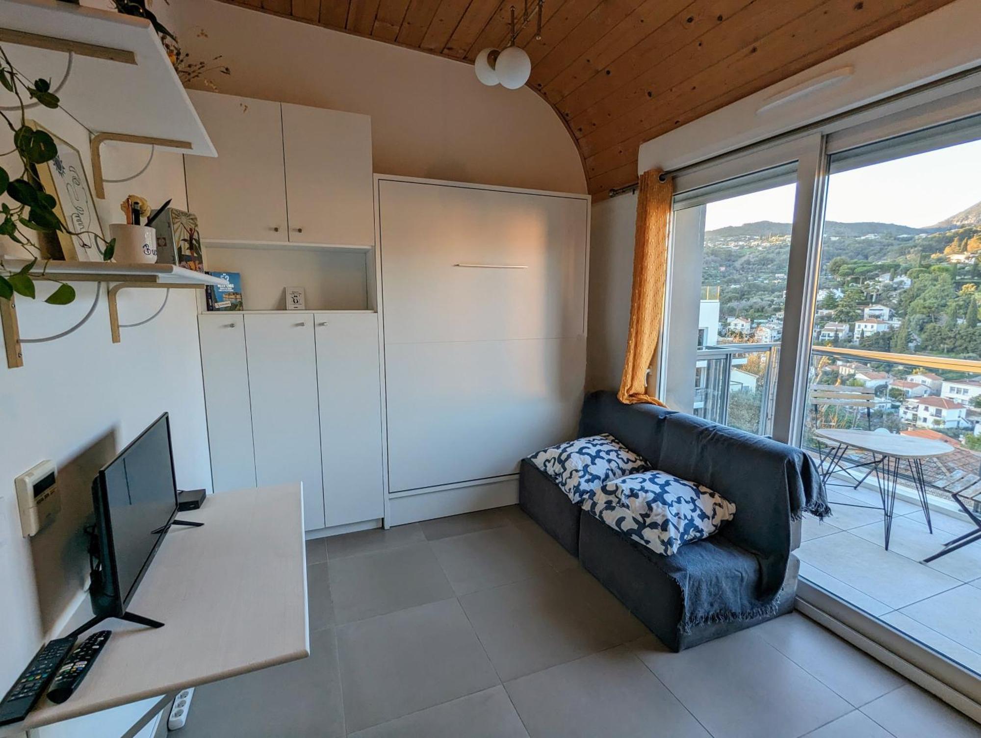 Studio Calme Avec Vue Degagee Nice Exterior photo